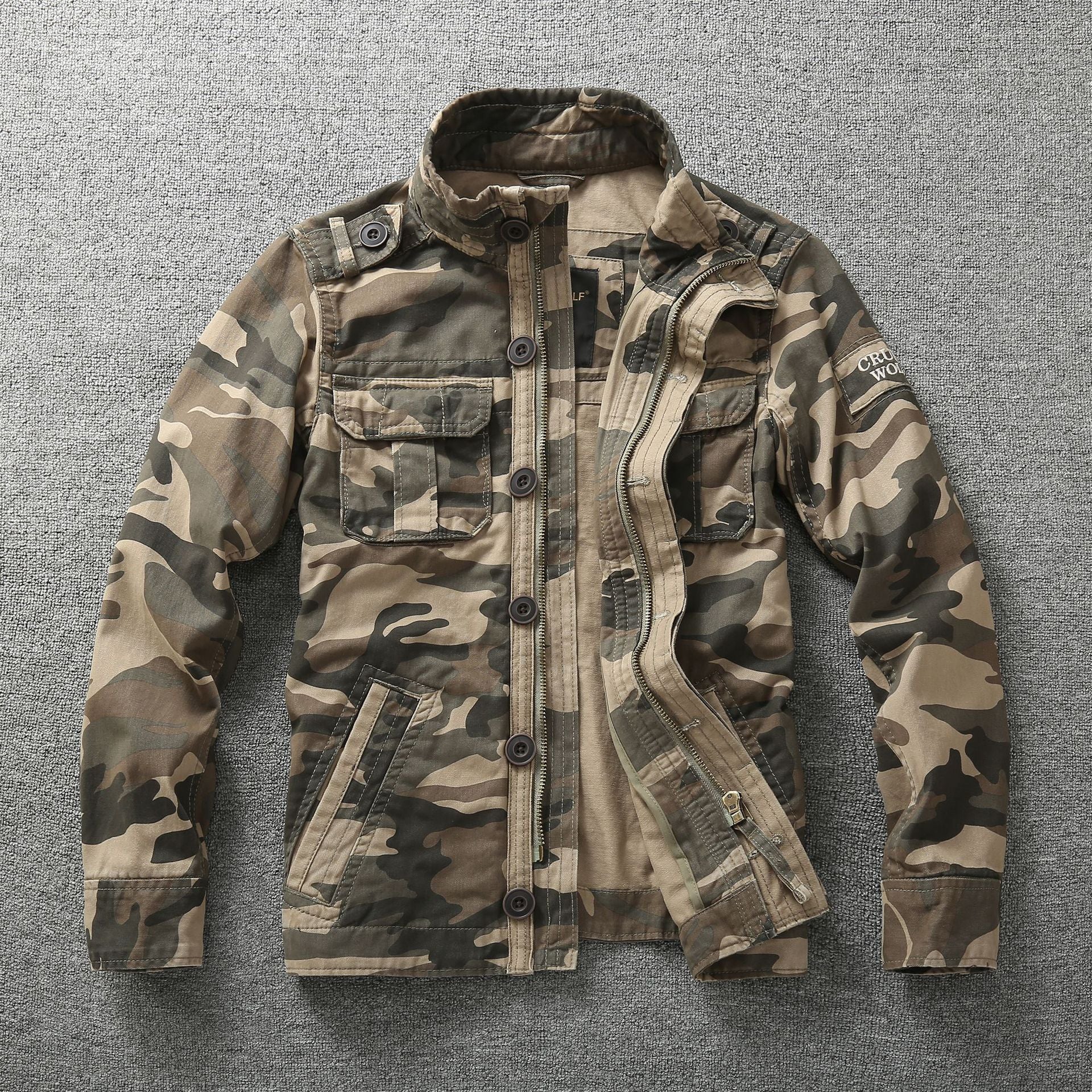 Elevate Your Style with the Men's Camouflage Work Jacket